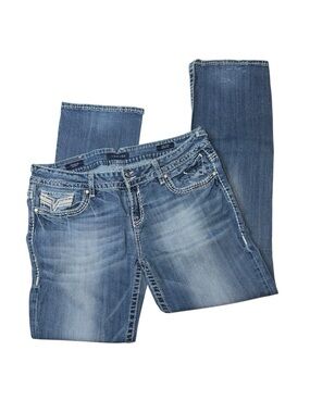 Vigoss Women's Faded Blue Bootcut Jeans